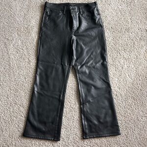 BANANA REPUBLIC FAUX LEATHER PANTS